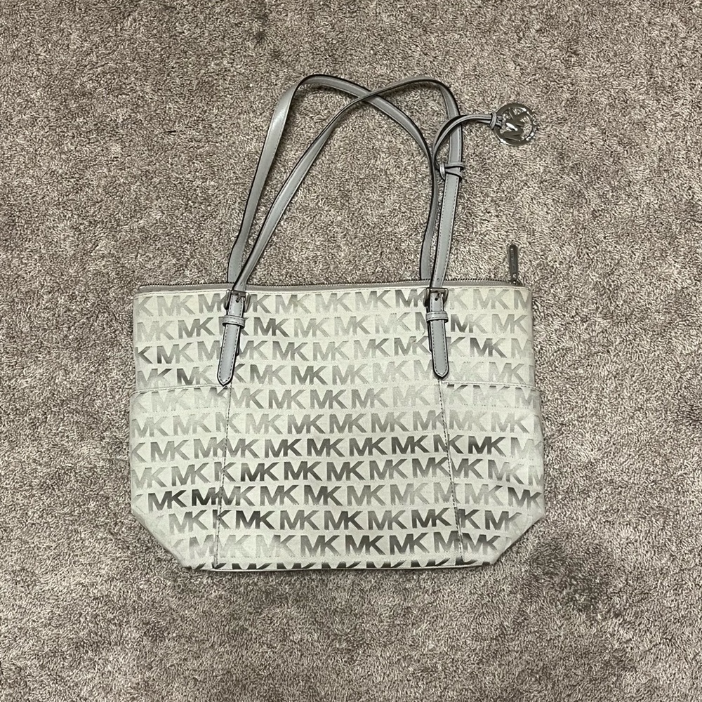 Michael Kors Monogram Gray Tote